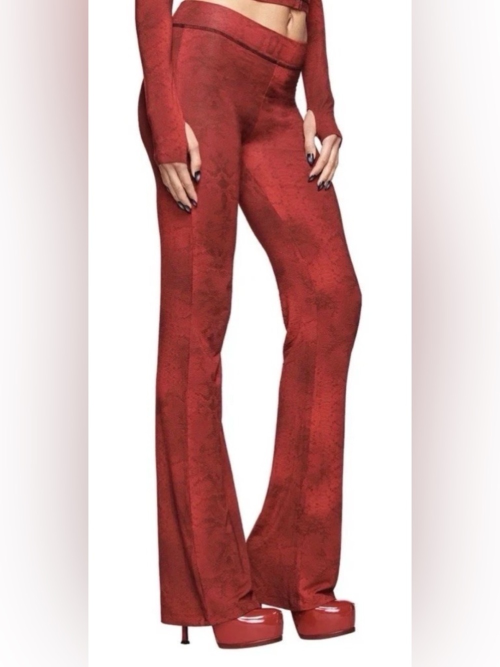 I.AM.GIA Blare Trackpant Red Serpent - Size Medium NWT